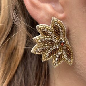 Boucles d’oreilles Lotus sur Pin